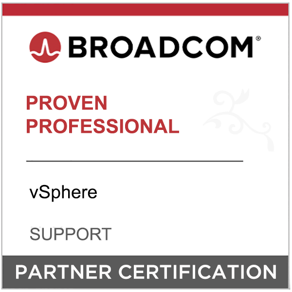 Broadcom Partner Certification - Proven Professional - VMware vSphere - Support