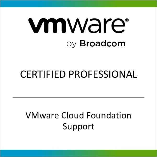VMware Certified Professional - VMware Cloud Foundation Support