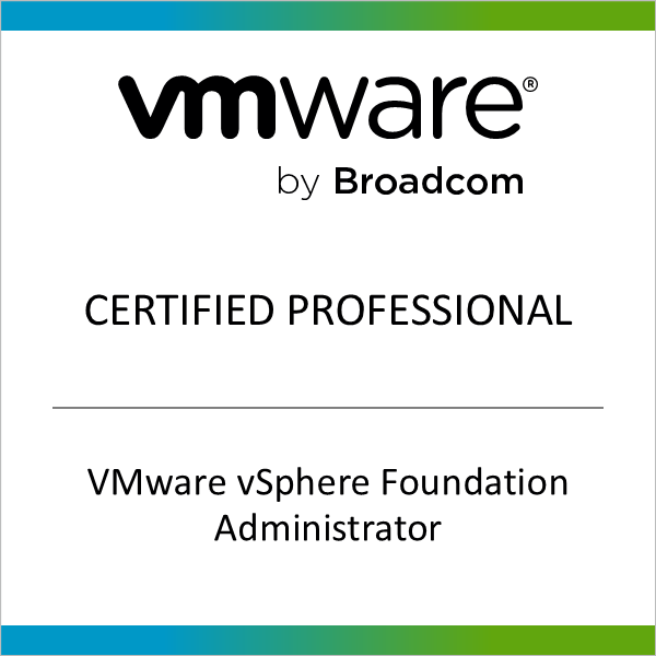 VMware Certified Professional - VMware vSphere Foundation Administrator