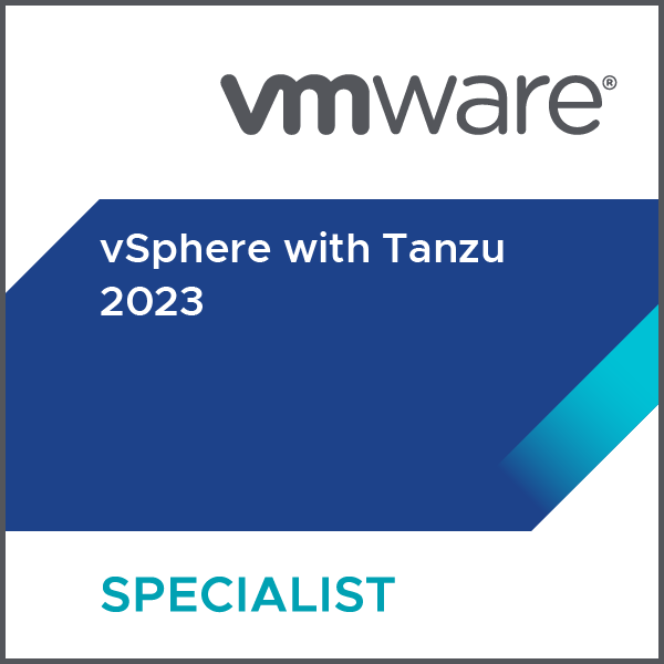 VMware vSphere with Tanzu Specialist 